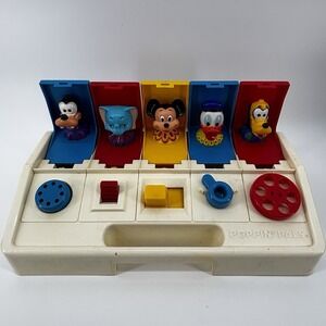 1980 CBS Toys Disney Characters Poppin Pals. Everything Works. Mickey,‎ Donald